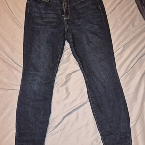 Judy Blue Dark Blue Skinny Jeans Size 14 Skinny Fit